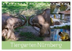 Tiergarten Nürnberg (Tischkalender 2025 DIN A5 quer), CALVENDO Monatskalender