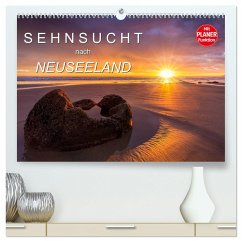 Sehnsucht nach Neuseeland (hochwertiger Premium Wandkalender 2025 DIN A2 quer), Kunstdruck in Hochglanz