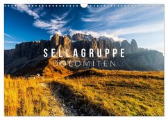 Sellagruppe. Dolomiten (Wandkalender 2025 DIN A3 quer), CALVENDO Monatskalender