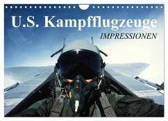 U.S. Kampfflugzeuge. Impressionen (Wandkalender 2025 DIN A4 quer), CALVENDO Monatskalender