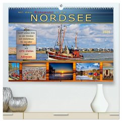 Mit dem Wohnmobil an die Nordsee (hochwertiger Premium Wandkalender 2025 DIN A2 quer), Kunstdruck in Hochglanz - Calvendo;Roder, Peter