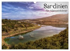 Sardinien - Für Alleinseinkönner (Wandkalender 2025 DIN A3 quer), CALVENDO Monatskalender