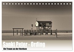 Sankt Peter-Ording. Ein Traum an der Nordsee (Tischkalender 2025 DIN A5 quer), CALVENDO Monatskalender - Calvendo;Wulf, Guido