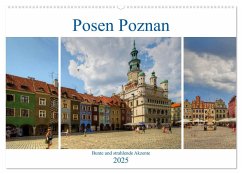Posen Poznan - Bunte und strahlende Akzente (Wandkalender 2025 DIN A2 quer), CALVENDO Monatskalender - Calvendo;Michalzik, Paul