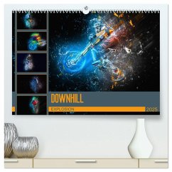 Downhill Explosion (hochwertiger Premium Wandkalender 2025 DIN A2 quer), Kunstdruck in Hochglanz