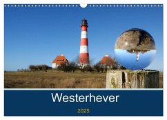 Westerhever (Wandkalender 2025 DIN A3 quer), CALVENDO Monatskalender