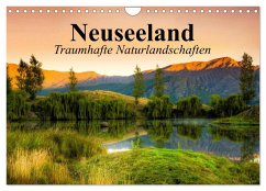 Neuseeland. Traumhafte Naturlandschaften (Wandkalender 2025 DIN A4 quer), CALVENDO Monatskalender