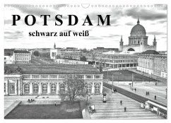 Potsdam schwarz auf weiß (Wandkalender 2025 DIN A3 quer), CALVENDO Monatskalender
