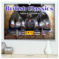 Auto-Legenden: British Classics (hochwertiger Premium Wandkalender 2025 DIN A2 quer), Kunstdruck in Hochglanz