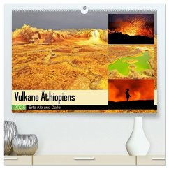 Vulkane Äthiopiens - Erta Ale und Dallol (hochwertiger Premium Wandkalender 2025 DIN A2 quer), Kunstdruck in Hochglanz - Calvendo;Herzog, Michael