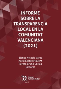 Informe sobre la transparencia local en la Comunitat Valenciana (2021)