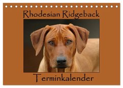 Rhodesian Ridgeback Terminkalender (Tischkalender 2025 DIN A5 quer), CALVENDO Monatskalender