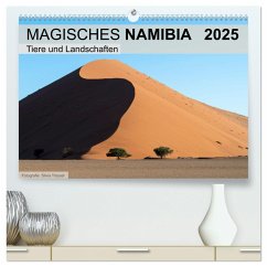 Magisches Namibia - Tiere und Landschaften (hochwertiger Premium Wandkalender 2025 DIN A2 quer), Kunstdruck in Hochglanz