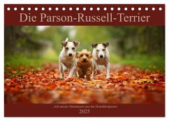 Die Parson-Russell-Terrier ...mit neuen Abenteuern aus der Hundeknipserei (Tischkalender 2025 DIN A5 quer), CALVENDO Monatskalender - Calvendo;Köntopp, Kathrin