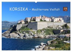 Korsika - Mediterrane Vielfalt (Wandkalender 2025 DIN A2 quer), CALVENDO Monatskalender