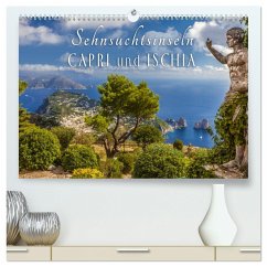 Sehnsuchtsinseln Capri und Ischia (hochwertiger Premium Wandkalender 2025 DIN A2 quer), Kunstdruck in Hochglanz - Calvendo;Müringer, Christian