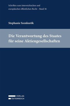 Die Verantwortung des Staates für seine Aktiengesellschaften - Szenkurök, Stephanie