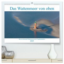 Das Wattenmeer von oben (hochwertiger Premium Wandkalender 2025 DIN A2 quer), Kunstdruck in Hochglanz - Calvendo;Klesse, Andreas