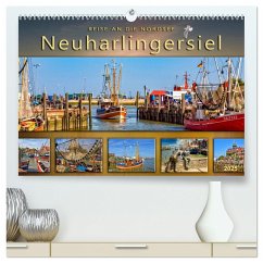 Reise an die Nordsee - Neuharlingersiel (hochwertiger Premium Wandkalender 2025 DIN A2 quer), Kunstdruck in Hochglanz