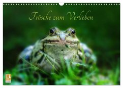 Frösche zum Verlieben (Wandkalender 2025 DIN A3 quer), CALVENDO Monatskalender