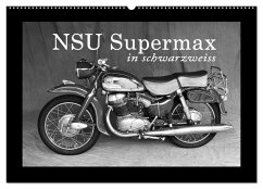 NSU Supermax in schwarzweiss (Wandkalender 2025 DIN A2 quer), CALVENDO Monatskalender