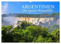 Argentinien. Die Iguazú-Wasserfälle (Wandkalender 2025 DIN A2 quer), CALVENDO Monatskalender