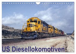 US Diesellokomotiven (Wandkalender 2025 DIN A4 quer), CALVENDO Monatskalender
