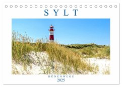 SYLT Dünenwege (Tischkalender 2025 DIN A5 quer), CALVENDO Monatskalender