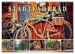 Stadtfahrrad (Wandkalender 2025 DIN A3 quer), CALVENDO Monatskalender