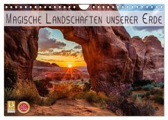 Magische Landschaften unserer Erde (Wandkalender 2025 DIN A4 quer), CALVENDO Monatskalender