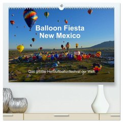 Balloon Fiesta New Mexico (hochwertiger Premium Wandkalender 2025 DIN A2 quer), Kunstdruck in Hochglanz