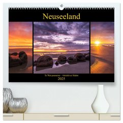 Neuseeland - Attraktiver Süden (hochwertiger Premium Wandkalender 2025 DIN A2 quer), Kunstdruck in Hochglanz - Calvendo;Klinder, Thomas