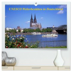 UNESCO Welterbestätten in Deutschland (hochwertiger Premium Wandkalender 2025 DIN A2 quer), Kunstdruck in Hochglanz