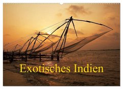 Exotisches Indien (Wandkalender 2025 DIN A2 quer), CALVENDO Monatskalender