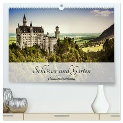 Schlösser und Gärten Süddeutschland (hochwertiger Premium Wandkalender 2025 DIN A2 quer), Kunstdruck in Hochglanz