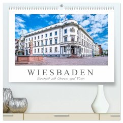 Wiesbaden Kurstadt mit Charme und Flair (hochwertiger Premium Wandkalender 2025 DIN A2 quer), Kunstdruck in Hochglanz