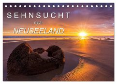 Sehnsucht nach Neuseeland (Tischkalender 2025 DIN A5 quer), CALVENDO Monatskalender - Calvendo;Klinder, Thomas