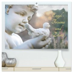 Engel - Träume und Zitate (hochwertiger Premium Wandkalender 2025 DIN A2 quer), Kunstdruck in Hochglanz