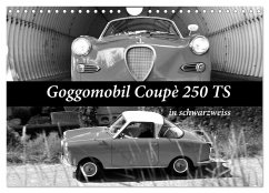 Goggomobil Coupè 250 TS in schwarzweiss (Wandkalender 2025 DIN A4 quer), CALVENDO Monatskalender