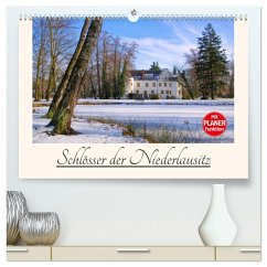 Schlösser der Niederlausitz (hochwertiger Premium Wandkalender 2025 DIN A2 quer), Kunstdruck in Hochglanz - Calvendo;LianeM