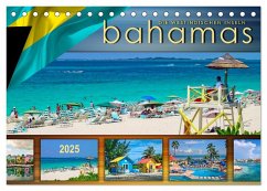 Die Westindischen Inseln - Bahamas (Tischkalender 2025 DIN A5 quer), CALVENDO Monatskalender