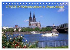 UNESCO Welterbestätten in Deutschland (Tischkalender 2025 DIN A5 quer), CALVENDO Monatskalender