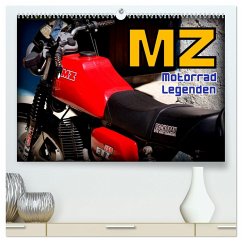 Motorrad-Legenden - MZ (hochwertiger Premium Wandkalender 2025 DIN A2 quer), Kunstdruck in Hochglanz