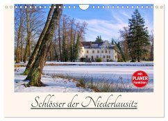 Schlösser der Niederlausitz (Wandkalender 2025 DIN A4 quer), CALVENDO Monatskalender - Calvendo;LianeM