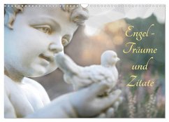 Engel - Träume und Zitate (Wandkalender 2025 DIN A3 quer), CALVENDO Monatskalender