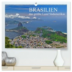 Brasilien - das größte Land Südamerikas (hochwertiger Premium Wandkalender 2025 DIN A2 quer), Kunstdruck in Hochglanz - Calvendo;Janusz, Fryc