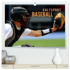Kultsport Baseball (hochwertiger Premium Wandkalender 2025 DIN A2 quer), Kunstdruck in Hochglanz