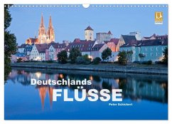 Deutschlands Flüsse (Wandkalender 2025 DIN A3 quer), CALVENDO Monatskalender