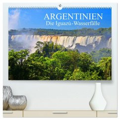 Argentinien. Die Iguazú-Wasserfälle (hochwertiger Premium Wandkalender 2025 DIN A2 quer), Kunstdruck in Hochglanz - Calvendo;Janusz, Fryc