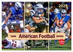 American Football - Taktik und Athletik (Wandkalender 2025 DIN A2 quer), CALVENDO Monatskalender - Calvendo;Roder, Peter